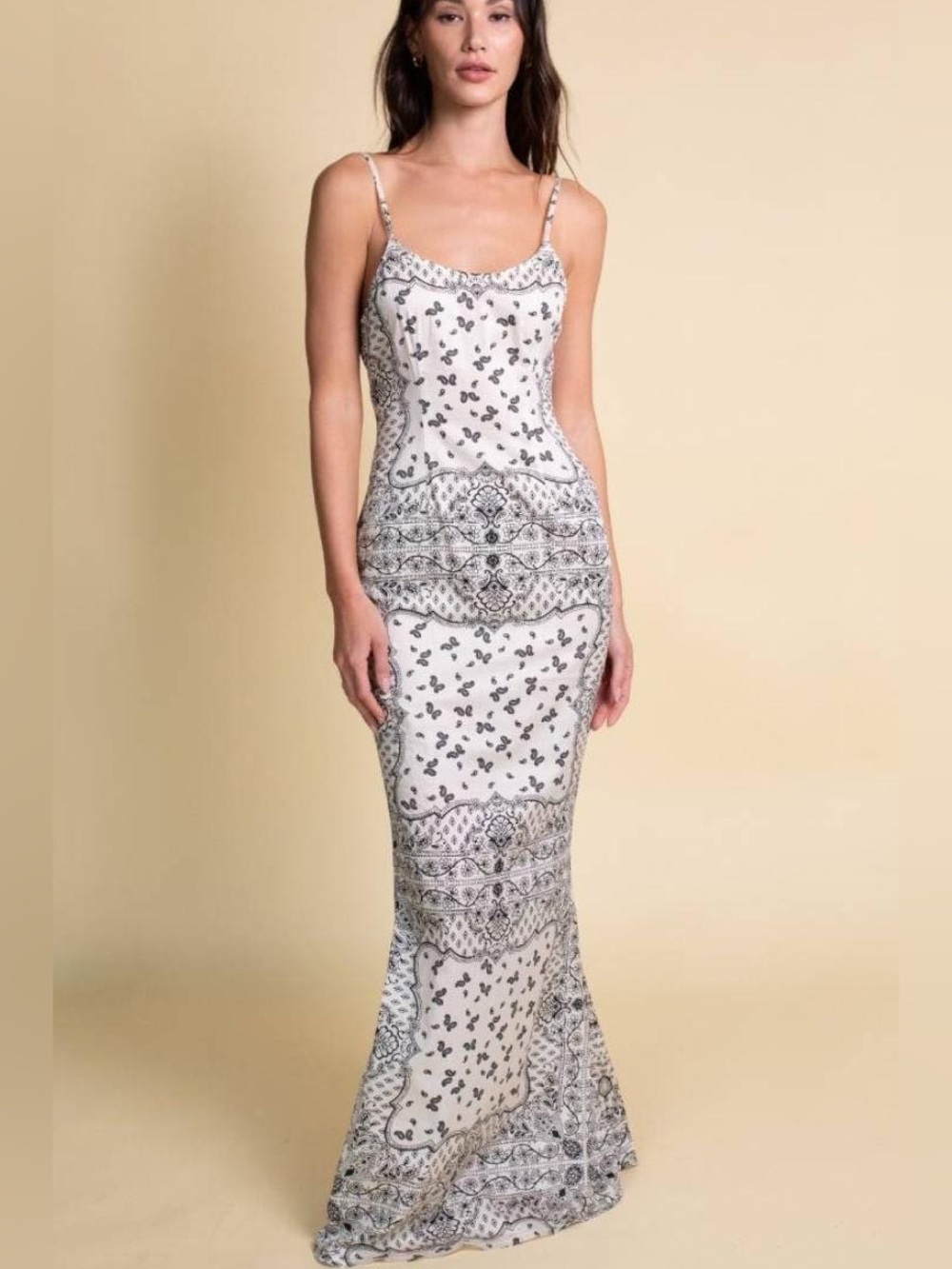 MONTCE x Jasmine Tookes Ivy Bandana Sheeth Dress NWT